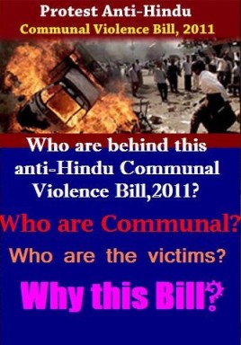 Protest Anti-Hindu Communal Violence Bill