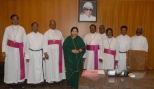 Jayalalitha with Tamil Nadu bishops