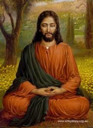 Jesus as a yogi in India