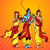 Lakshman, Rama & Sita