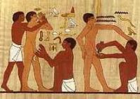 Circumcision in Egypt: It is a curious fact that the Jews and Muslims have made the Pagan practice a central rite in their religions.