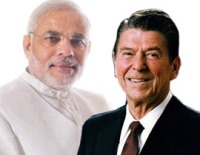 Narendra Modi & Ronald Reagan