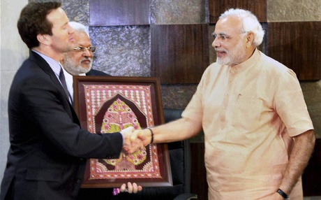 US House of Representatives and business leaders meet Modi in Ahmedabad.