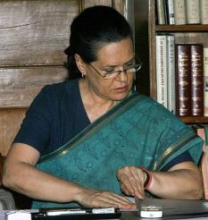 Anti-Hindu Sonia Gandhi at work on the Communal Violence Bill.