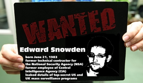 Edward Snowden Wanted Poster