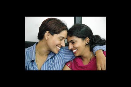 Indian Lesbian Couple Baljit Kaur,21 ,(L) and Rajwinder Kaur 20,(R) answer questions from media representatives in Amritsar, 19 June 2007, during a press meeting following their marriage on 14 June 2007. Across India gay and lesbian couples are increasingly coming out into the open about their sexuality and same sex marriages are becoming more common place. (AFP/Getty Images)