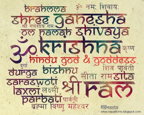 Sanskrit-Style English Fonts