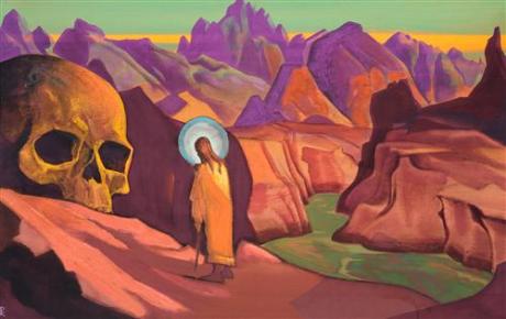 Issa (Jesus) and Giant's Head by Nicholas Roerich (1932)