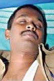 Sub-inspector of police Kalidas, who shot dead Syed Mohamed in the SP Pattinam police station here, was on Wednesday placed under suspension on the orders of SP Mylvahanan. 