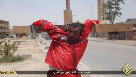 A Daesh (ISIS) Crucifixion