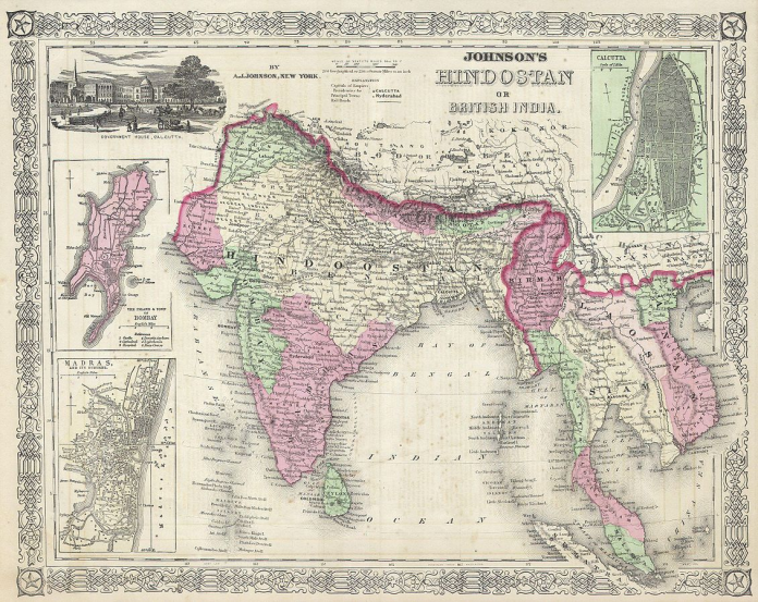 British India Map