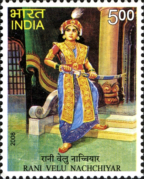 Rani Velu Nachiyar (3 Jan.1730 – 25 Dec. 1796)